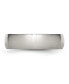 Фото #2 товара Stainless Steel Brushed 6mm Half Round Band Ring