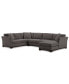 Фото #3 товара Elliot II 138" Fabric 3-Pc. Chaise Sectional, Created for Macy's