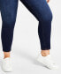 Фото #7 товара Trendy Plus Size Pull-On Skinny Ankle Jeans