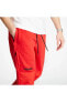 Sportswear Red Fleece Joggers Pants Mens