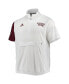 ფოტო #3 პროდუქტის Men's White Mississippi State Bulldogs M STM AEROREADY Half-Zip Jacket