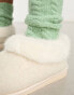 Фото #4 товара Loungeable fluffy mini bootie slipper in cream