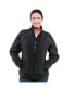 Фото #3 товара Plus Size Warm Insulated Softshell Jacket with Thumbhole Cuffs