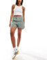 Levi's lightweight cord carpenter shorts in green