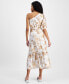 Фото #2 товара Women's Printed One-Shoulder Midi Dress