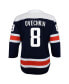 ფოტო #4 პროდუქტის Big Boys Alexander Ovechkin Navy Washington Capitals 2020/21 Alternate Replica Player Jersey