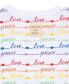 ფოტო #3 პროდუქტის Peace and Love Baby Boys and Girls 2-Piece Pajama Set