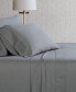 Фото #1 товара Комплект постельного белья Brooklyn Loom из однотонного хлопкового перкаля для односпальной кровати.