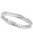 ფოტო #1 პროდუქტის Diamond Channel Set Eternity Band (1/2 ct. t.w.) in 14k White Gold