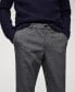 ფოტო #6 პროდუქტის Men's Slim Fit Structured Cotton Pants