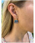 ფოტო #3 პროდუქტის Periwinkle Crystal + Cubic Zirconia Drop Earrings