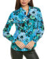 Stella Mccartney Flower Print Silk Shirt Women's