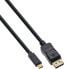 Фото #2 товара InLine USB Display Cable - USB-C male to DisplayPort male - 1m