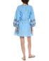 Фото #2 товара Melissa Odabash Tania Linen-Blend Mini Dress Women's Blue Xs