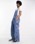 Фото #1 товара Dickies classic bib denim overall dungarees in blue