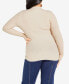 Plus Size Sina High Neck Sweater