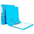 Фото #3 товара LIDERPAPEL Lever arch file document folio PVC lined with rado spine 75 mm light blue metal compressor