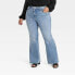 Фото #1 товара Women's High-Rise Flare Jeans - Ava & Viv Medium Wash 26