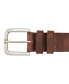 Men's Triple Needle Stitched Leather Belt