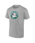 Фото #2 товара Men's Heather Gray Anaheim Ducks Alternate Logo T-shirt