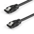 Фото #2 товара 0.6 m Round SATA Cable - 0.6 m - SATA III - SATA 7-pin - SATA 7-pin - Male/Male - Black