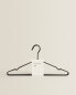 Rubberised hangers (pack of 6)