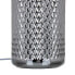 Desk lamp Beige Silver Sackcloth Ceramic 60 W 220 V 240 V 220-240 V 28 x 28 x 50,5 cm