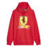 Puma Sf Race Colored Shield Pullover Hoodie Mens Red Casual Outerwear 62223302