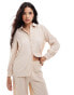 Фото #1 товара Vila plisse shirt co-ord in cream