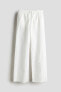 Фото #1 товара Wide-leg Linen-blend Pull-on Pants