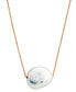 Фото #2 товара Macy's cultured Natural Color Baroque Freshwater Pearl (12-14mm) 18" Pendant Necklace in 14k Rose Gold