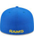 Фото #3 товара Men's Royal Los Angeles Rams Flawless 59FIFTY Fitted Hat