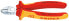 KNIPEX 70 06 125 - Diagonal-cutting pliers - Chromium-vanadium steel - Plastic - Red/Orange - 12.5 cm - 121 g