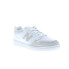 Фото #3 товара New Balance 480 BB480LKA Mens White Suede Lace Up Lifestyle Sneakers Shoes