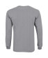 Big Boys Gray Colorado Buffaloes Arch Over Logo Long Sleeve Jersey T-shirt