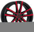 Фото #1 товара Колесный диск литой Mak Milano 5 black and red 6.5x16 ET35 - LK5/110 ML65.1