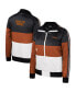 ფოტო #1 პროდუქტის Women's Texas Orange Texas Longhorns Color-Block Puffer Full-Zip Jacket