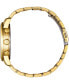 ფოტო #2 პროდუქტის Men's Chronograph Quartz Gold-Tone Stainless Steel Bracelet Watch 42mm