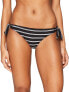 Seafolly Women's 189824 Inka Rib Tie Side Hipster Bikini Bottom Swimwear Size 8