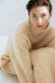 Фото #2 товара Mohair-blend Mock Turtleneck Sweater