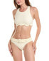 Фото #1 товара Lisa Marie Fernandez Scallop Low-Waist Belted 2Pc Bikini Set Women's