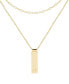 ფოტო #5 პროდუქტის 14K Gold Plated Maisie Initial Layering Necklace Set