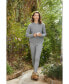 ფოტო #6 პროდუქტის Bellemere Women's Single Cable Superfine Merino Sweater Pullover