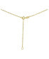 ფოტო #3 პროდუქტის Citrine (5/8 ct. t.w.) & Diamond Accent Pendant Necklace in 14k Gold, 16" + 2" extender