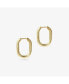 ფოტო #1 პროდუქტის Gold Hoop Earrings - Rox Small