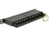 Delock 43312 - RJ-45 - Cat6a - Black - Metal - Rack mounting - 0.5U