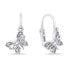 Фото #1 товара Design silver earrings Butterflies EA187W