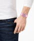 ფოტო #2 პროდუქტის Unisex Digital Pink Jelly Strap Watch 35.2mm