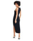 Фото #2 товара Women's Smooth Side-Slit Bodycon Midi Dress, Created for Macy's