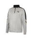 ფოტო #3 პროდუქტის Men's Gray and Black UCF Knights Bushwood Fleece Quarter-Zip Jacket